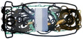 NEW JET SKI COMPLETE GASKET KIT IS Fitting WITH YAMAHA 2004 2005 2006 2007 2008 FX HO 1100CC