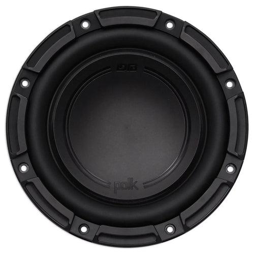 (2) Polk Audio DB842DVC 8” 1500 Watt Dual 4-Ohm Car Audio Subwoofer Sub+Rockmat