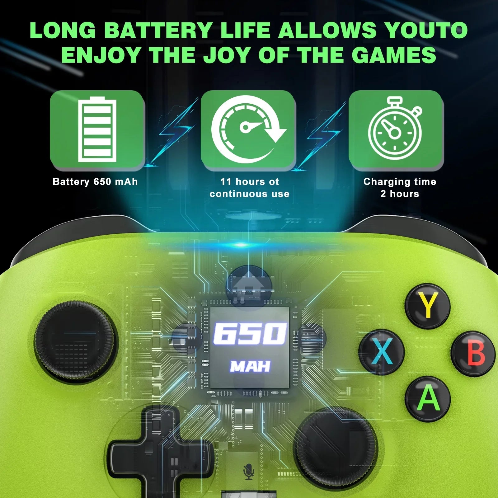2 Pack Wireless Xbox Controller Xbox One, Xbox One X/S, Xbox Series X/S, Windows PC 10/11 Gamepad with Audio Jack & Volume Button/Turbo/Macro/Motion Control & Rechargeable Battery - Green+Red