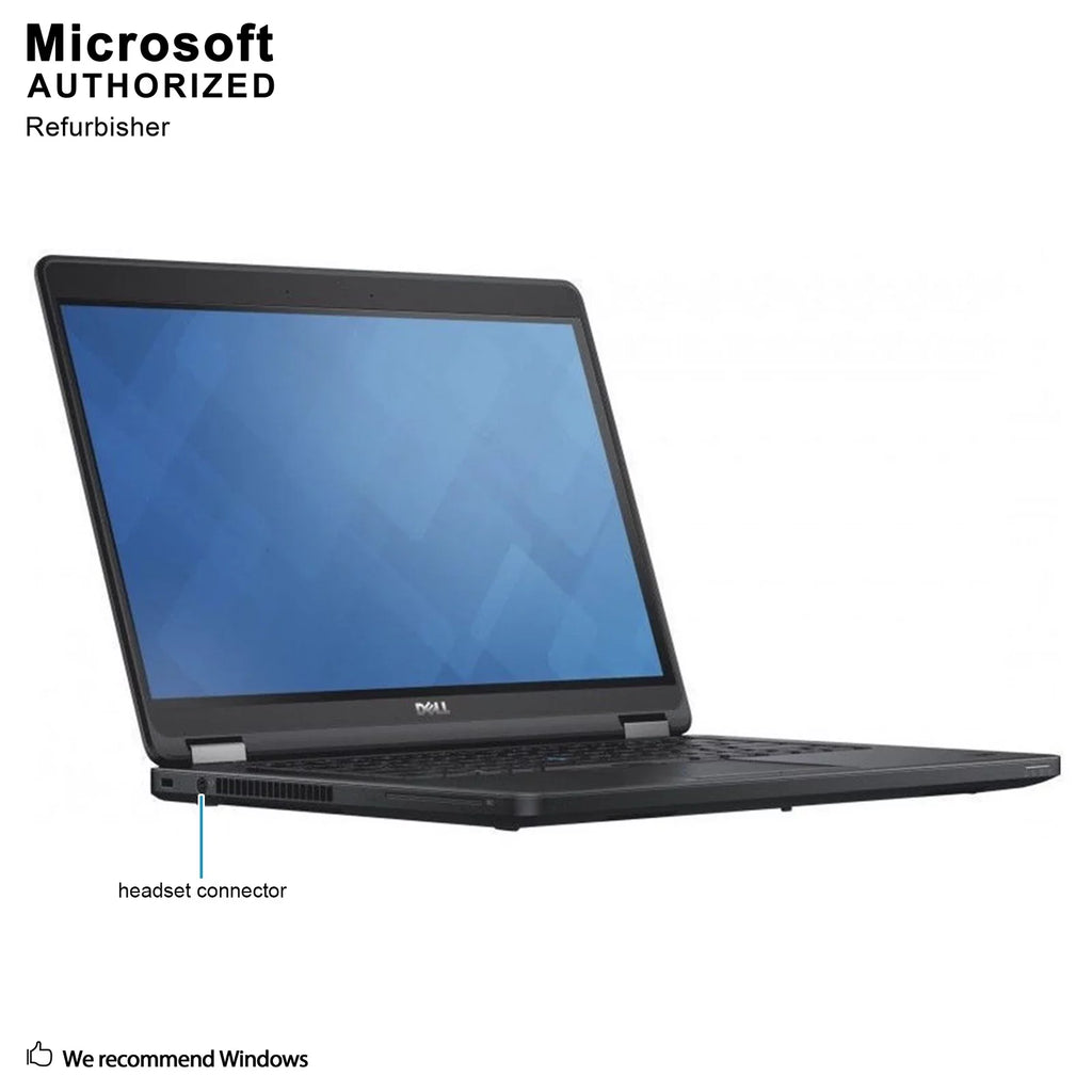 Dell Latitude E5450 14.0 Laptop, Intel Core I3-5010U 2.1Ghz, 8G DDR3L, 500G, USB 3.0, VGA, HDMI, W10P64-Multi Languages Support (EN/ES/FR), 1 year warranty Used Grade A