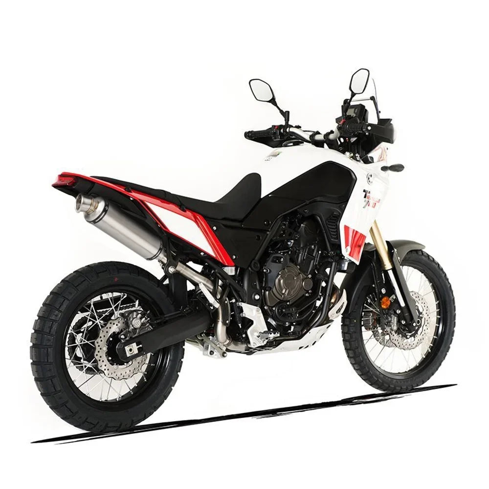 For Yamaha Tenere 700 2019 2020 2021 2022 2023 T7 T700 XTZ 690 700 Ténéré Escape Slip-on Motorcycle High Position Exhaust Muffler Pipe