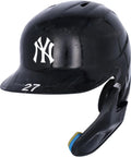 Gi Stanton New York Yankees Game-Used #27 Navy Batting Helmet Worn During Games Played on April 8, June 12, and September 30, 2022 - Fanatics Authentic Certified