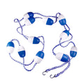 Festnight 5m / 16.4 ft Pool Safety Float Lines Blue and White Divider Rope Pool Rope Cordon Pool Safety Divider Lane Lin