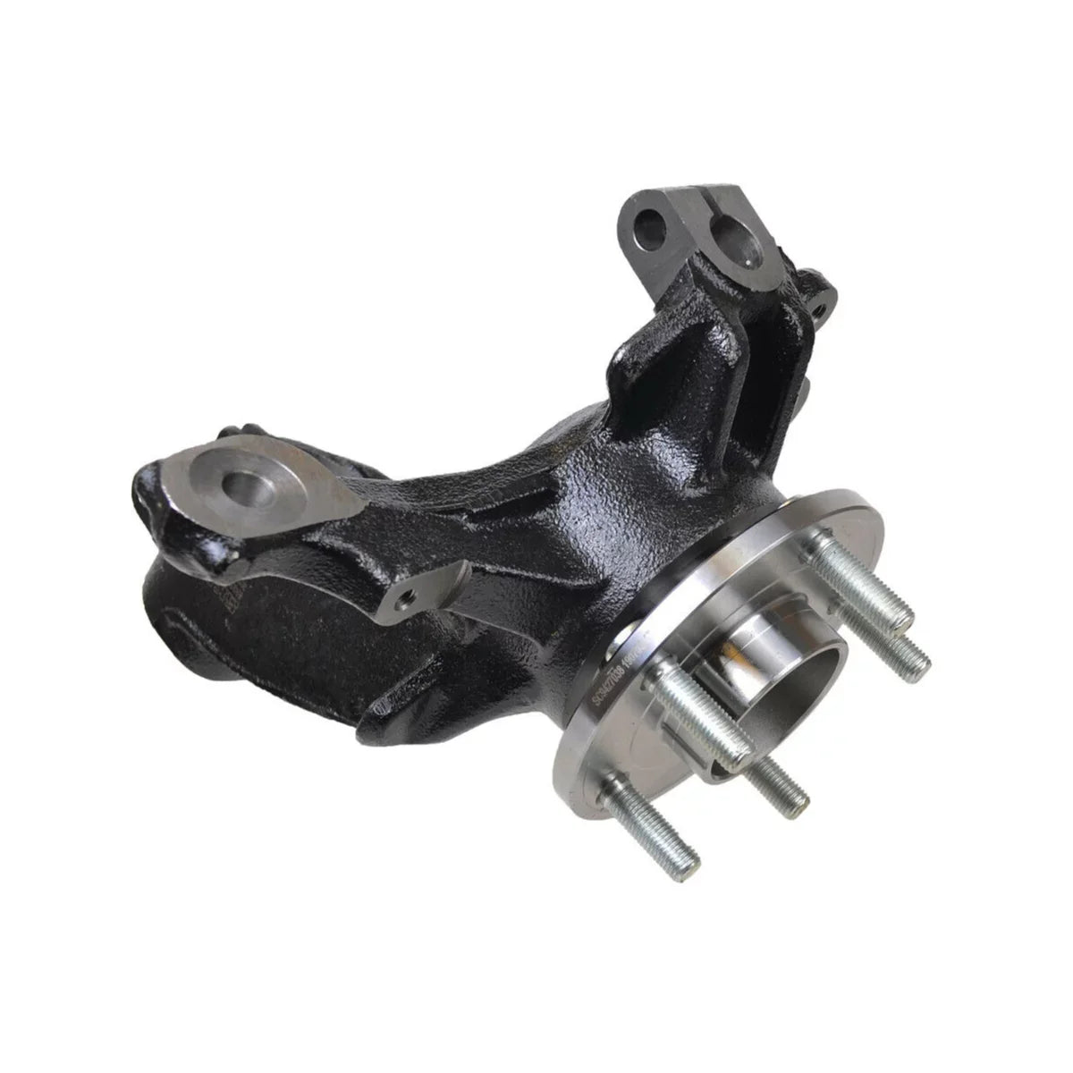AutoShack Front Steering Knuckles and Wheel Bearing Hub Assembly 5 Lugs with ABS Set of 2 Driver and Passenger Side Replacement 2012 2013 2014 2015 2016 2017 2018 Ford Focus 2.0L FWD