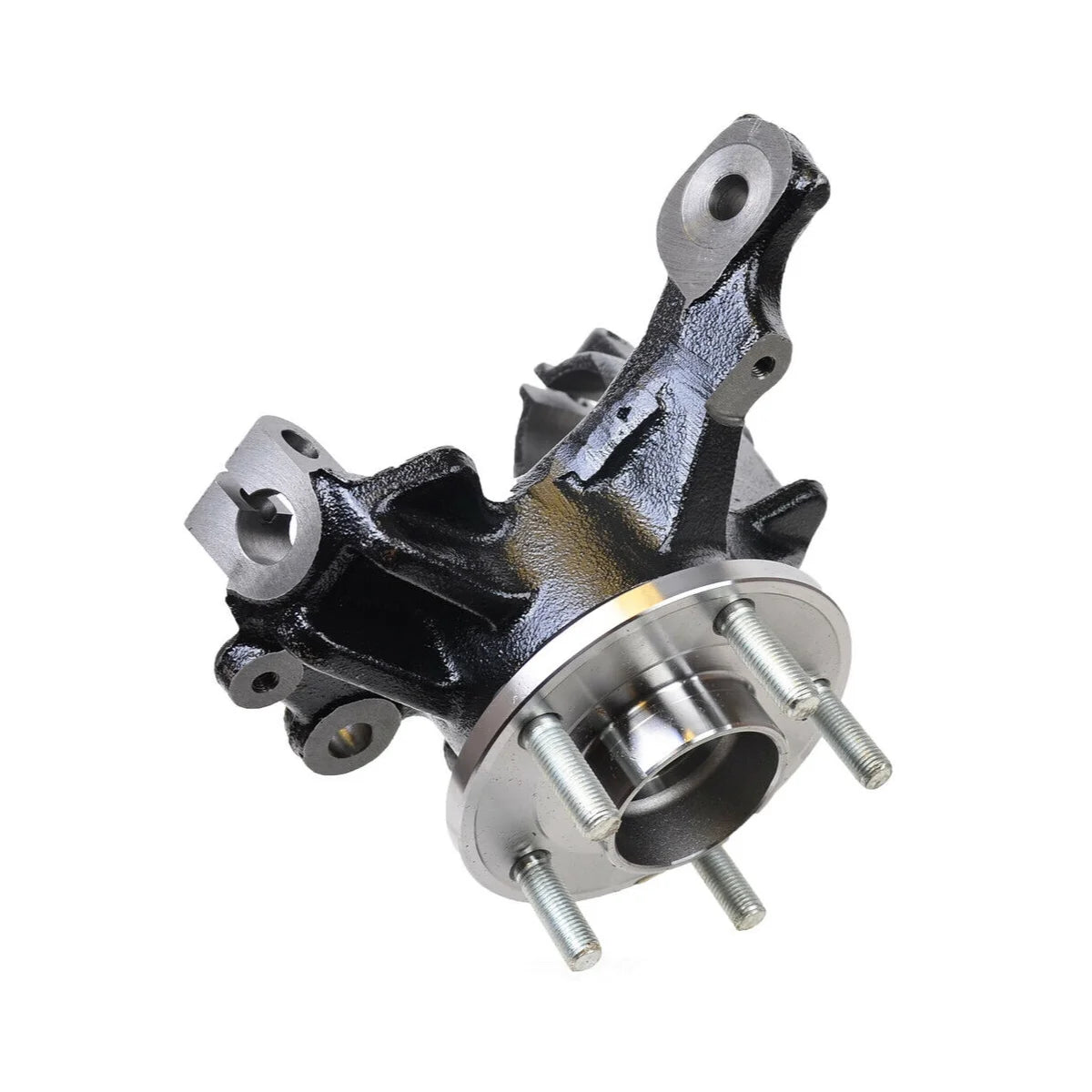 AutoShack Front Steering Knuckle and Wheel Bearing Hub Assembly 5 Lugs with ABS Passenger Side Replacement 2012 2013 2014 2015 2016 2017 2018 Ford Focus 2.0L FWD