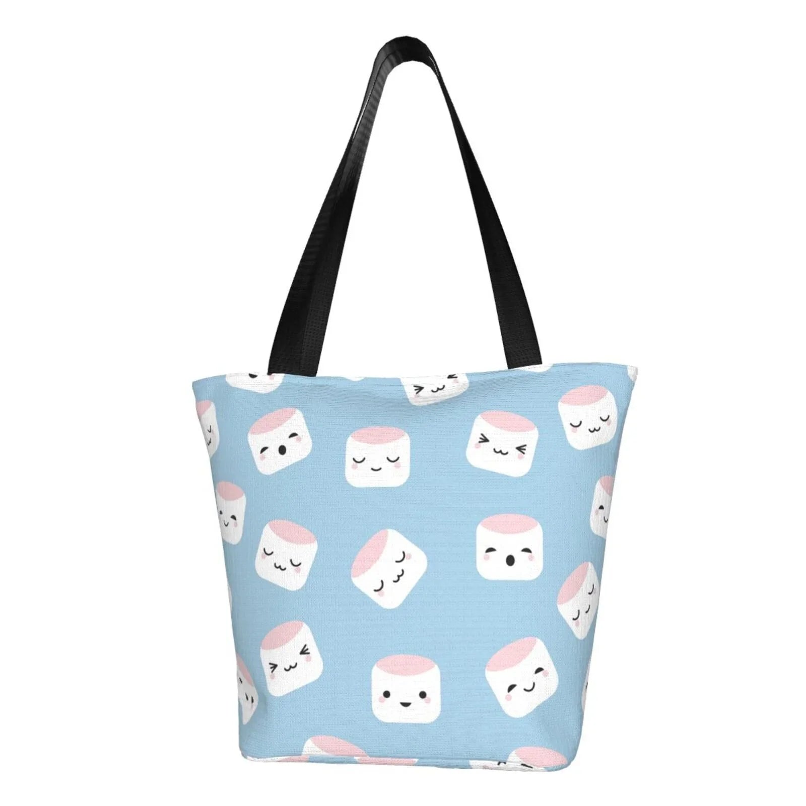 Lukts Cartoon Sushi Tote Bag,Shoulder Bag Women'S Hobos Handbags Large Capacity Shopping Bag