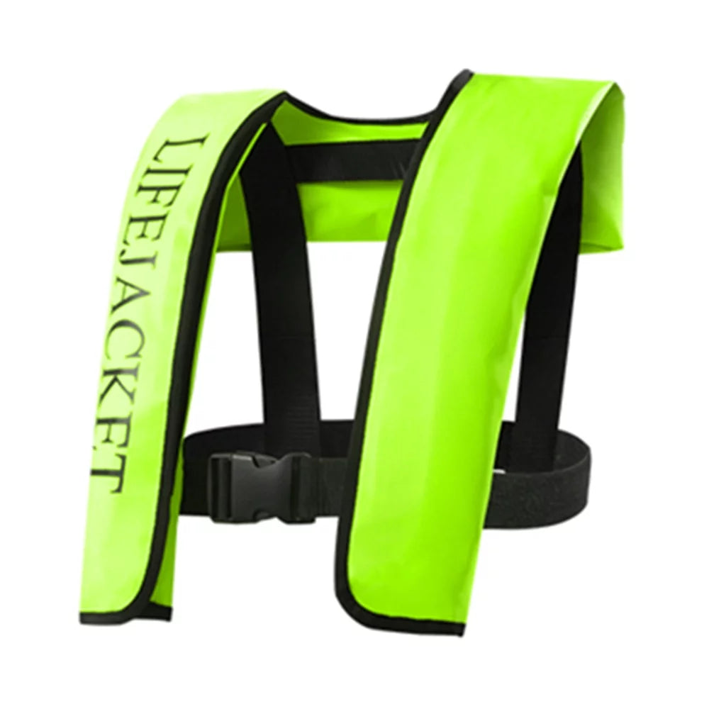 Manual Inflatable Adult Water Sports Swiming Fishing Survival Jacket
