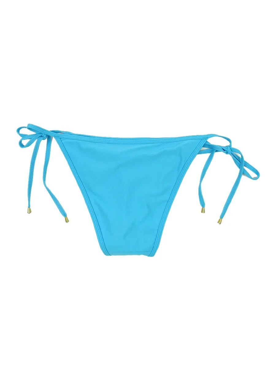 Ramy Brook Women's Lesia Side Tie Swim Bottom Separates Swimsuit(S, Splash Blue)