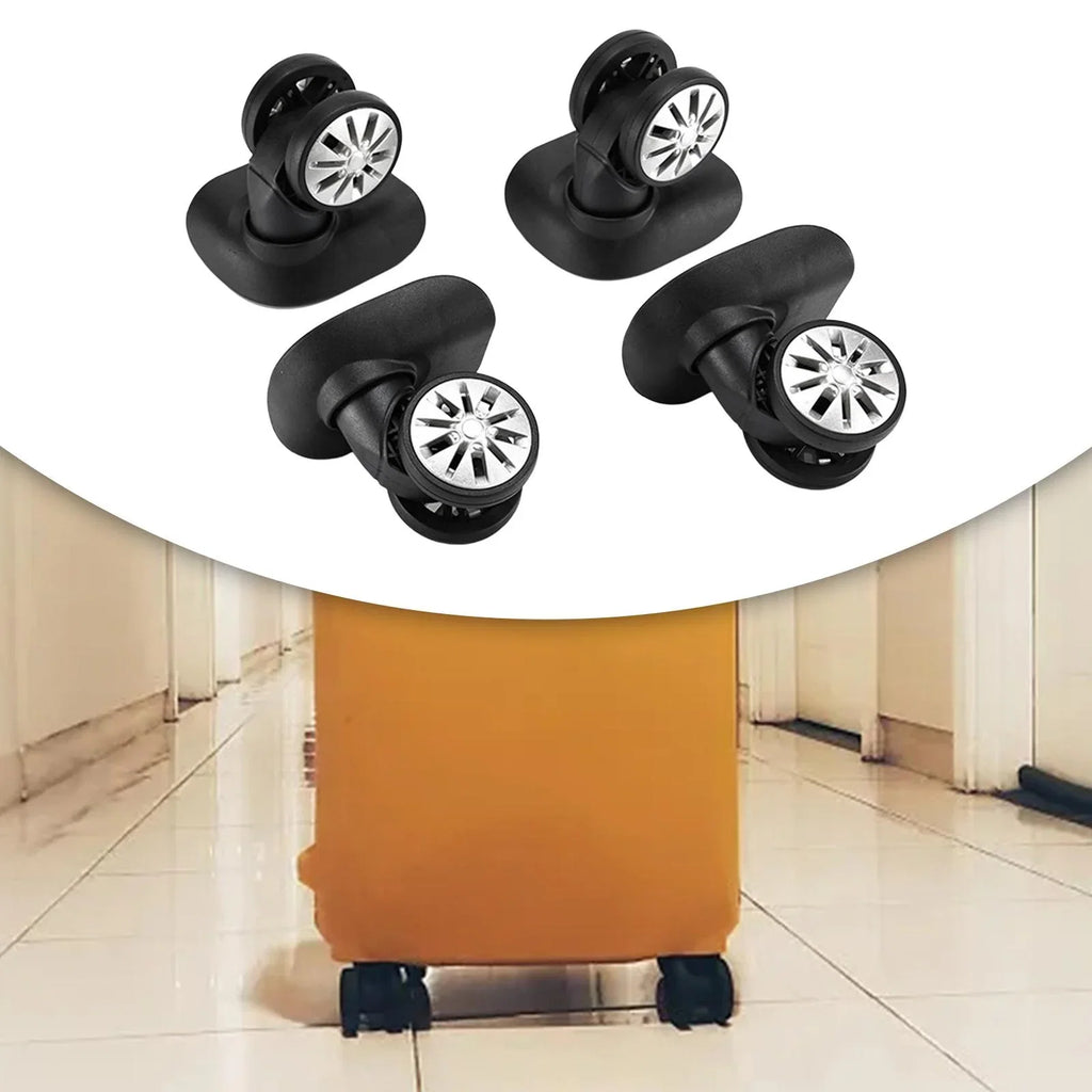 4Pcs Luggage Wheels Replacement Caster Wheels Trolley Case Suitcase Bag
