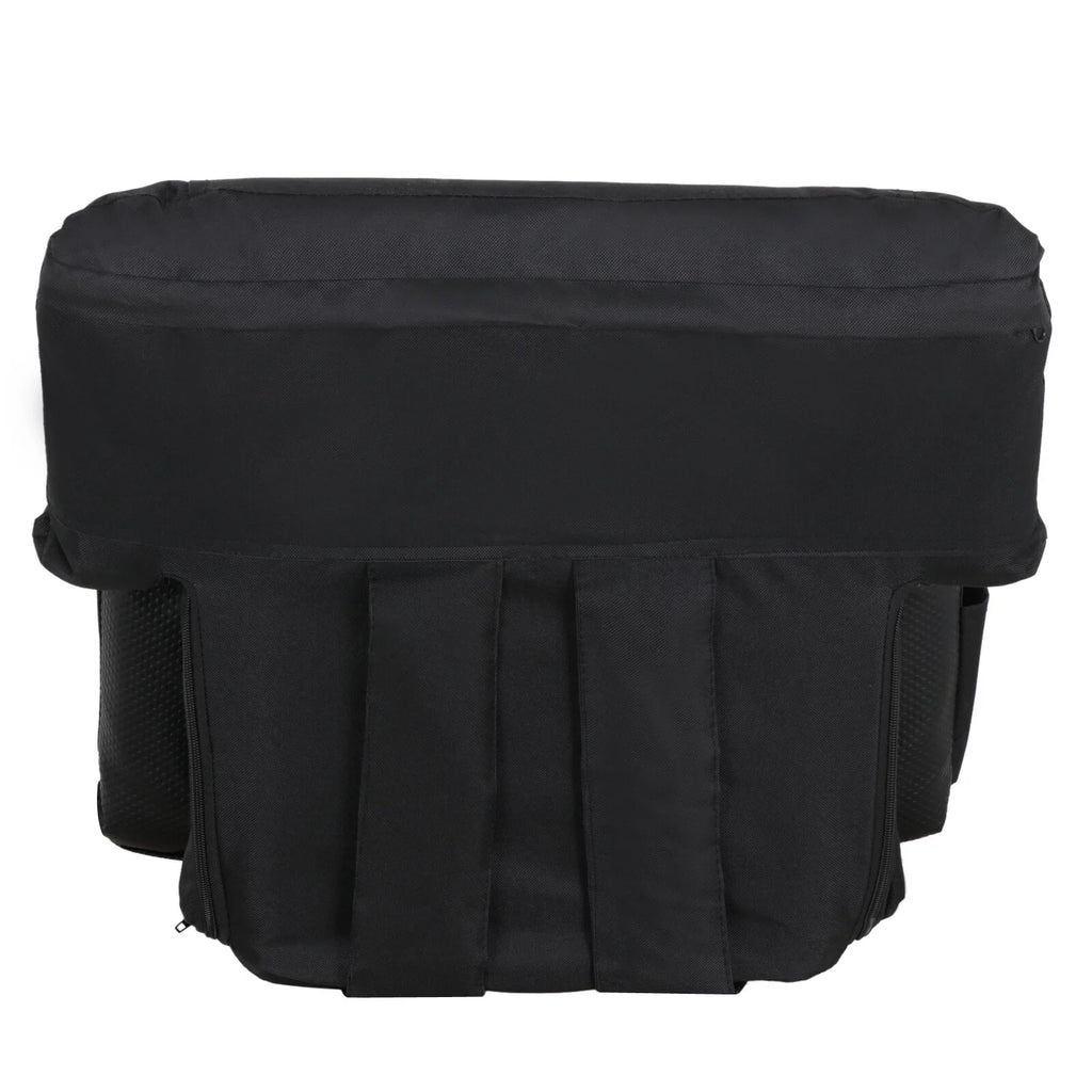 HomGarden Portable Stadium Seat Chair Bleachers, 6 Reclining Folding Seat Waterproof, Black