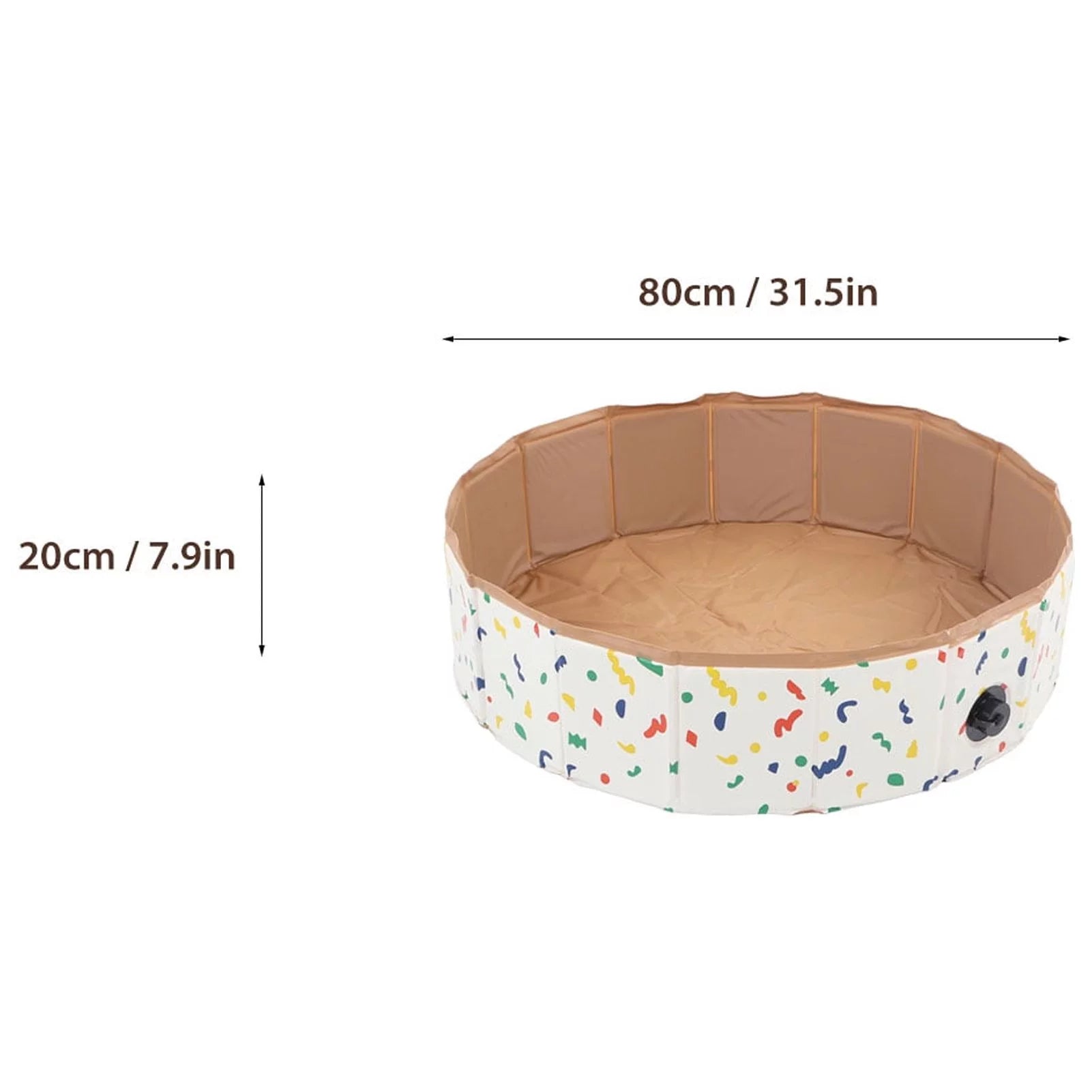 Buumin Portable Kids Ball Pool Foldable Large Ocean Toddlers Ball Pool Play Game Fence Indoor Outdoor
