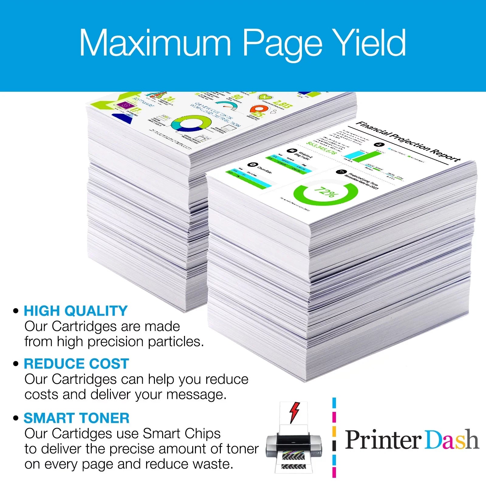 PrinterDash Replacement LAN IM-C4500/IM-C5500/IM-C5500A/IM-C6000 Black Toner Cartridge (33000 Page Yield) (TYPE IM-C6000) (842283)