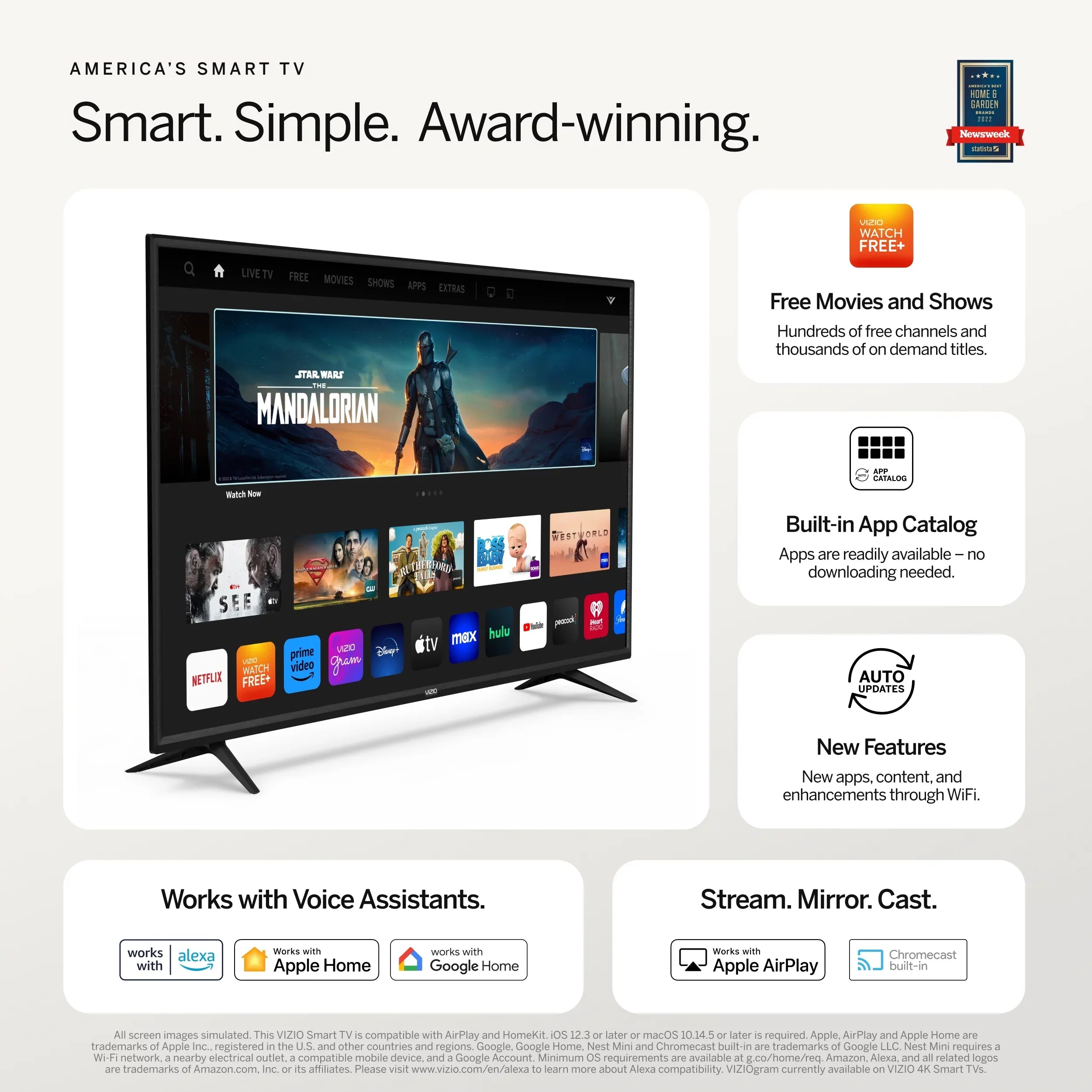VIZIO 55" Class M7 Series 4K QLED HDR Smart TV M55Q7-J01