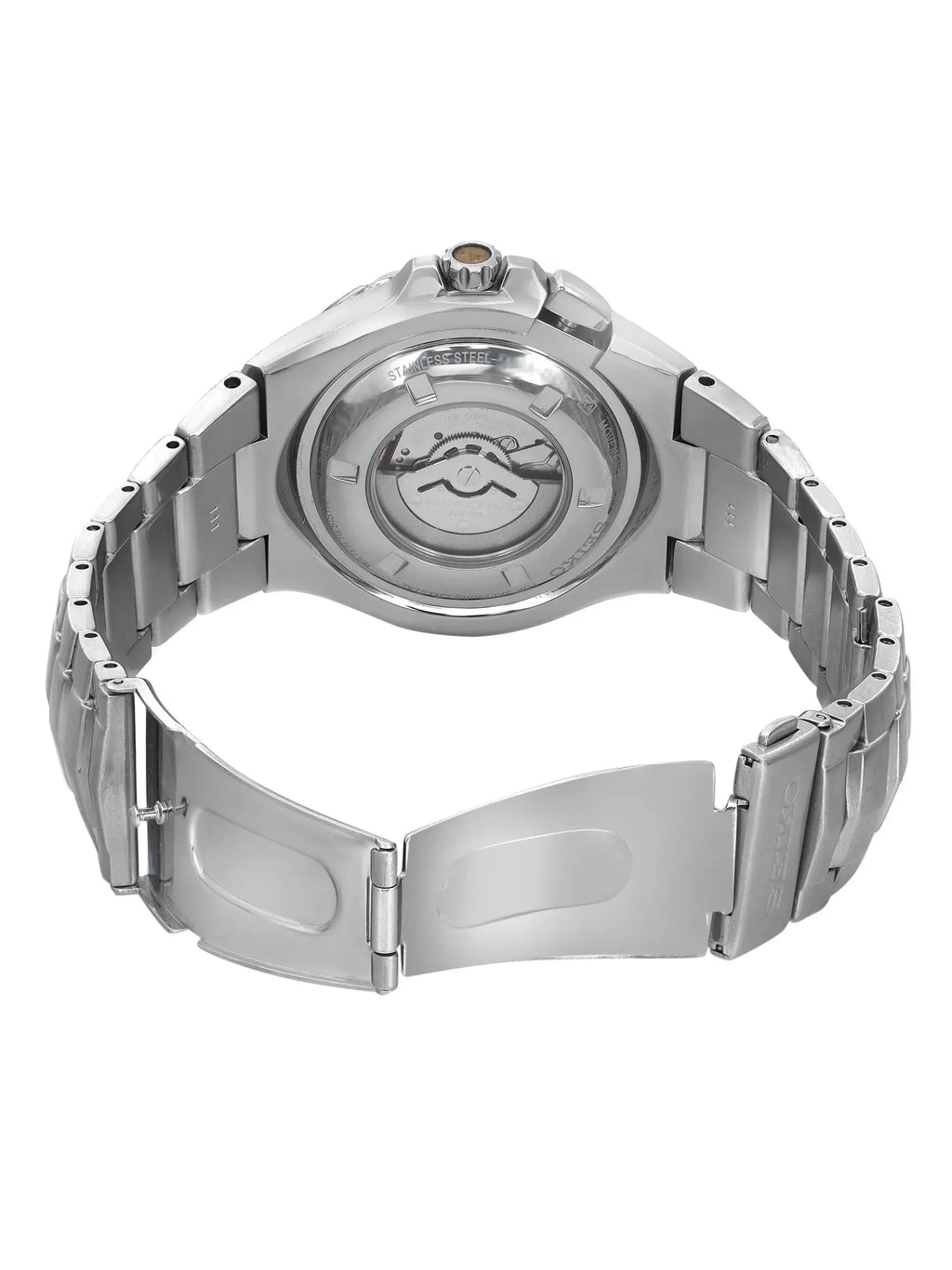 Pre-owned Seiko Coutura 43mm Date Day Steel Mens Watch SRN063 (Good)