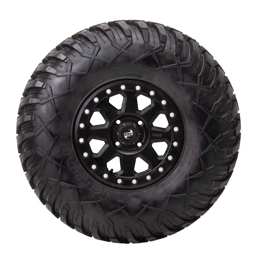 4/110 Tusk Uinta Beadlock Wheel 14x7 5.0 + 2.0 Matte Black For Yamaha Viking VI EPS Ranch Edition 2022