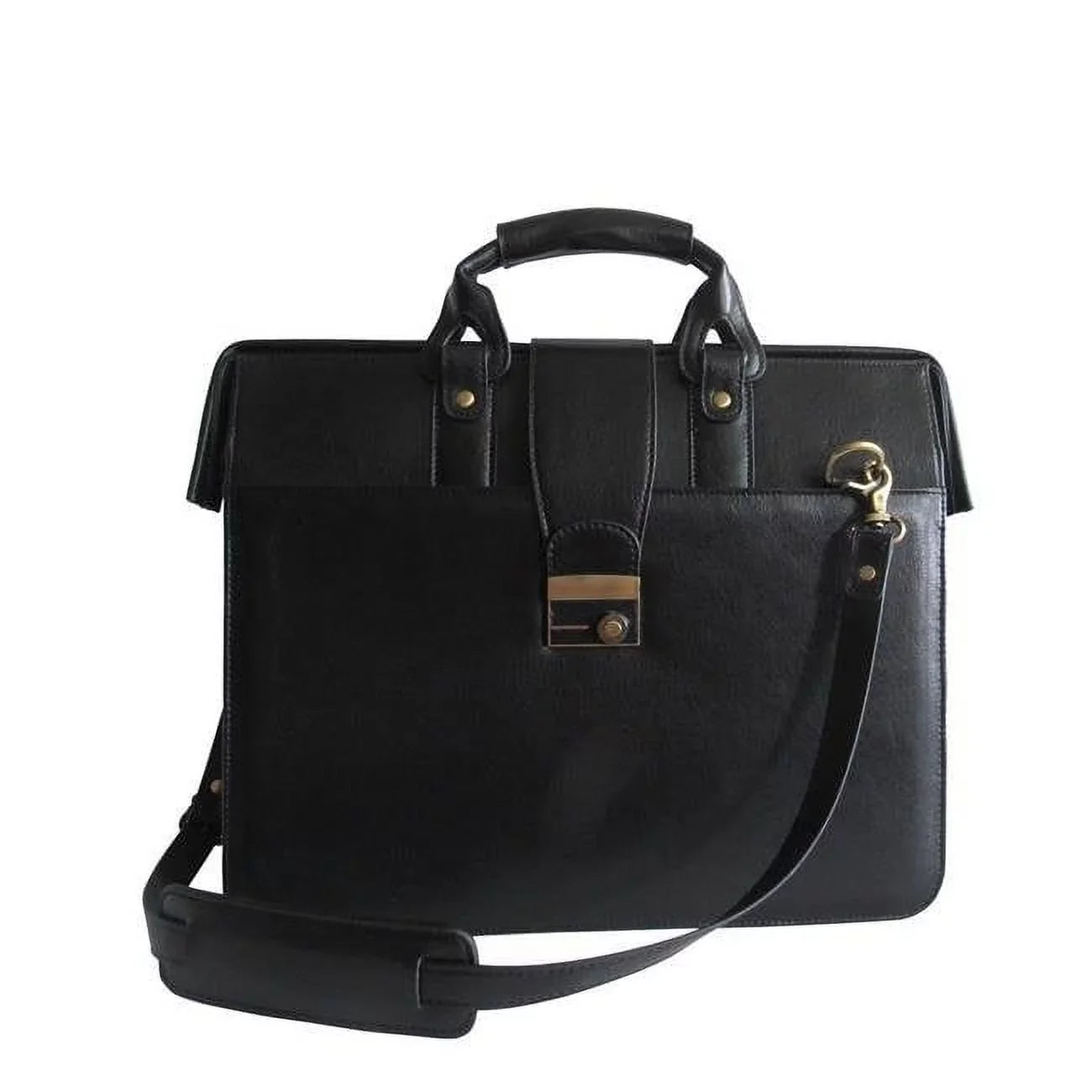 Amerileather Leather Doctors Carriage Bag Black
