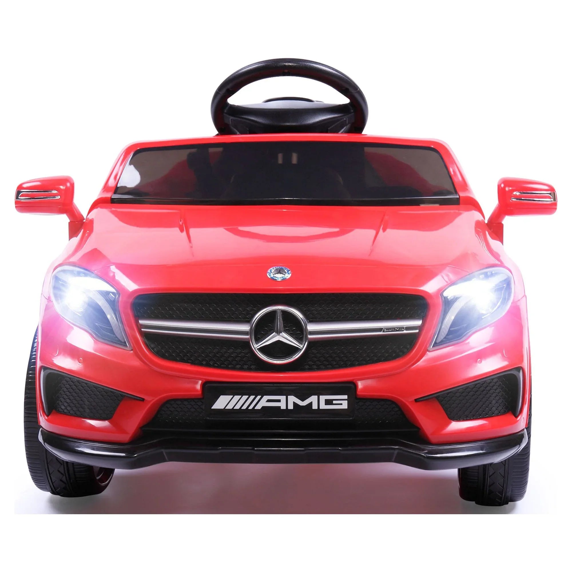 TOBBI 6V Licensed Mercedes Benz Kids Ride on Car W/ Remote Control Lights Music Age 3-6 Child, Red