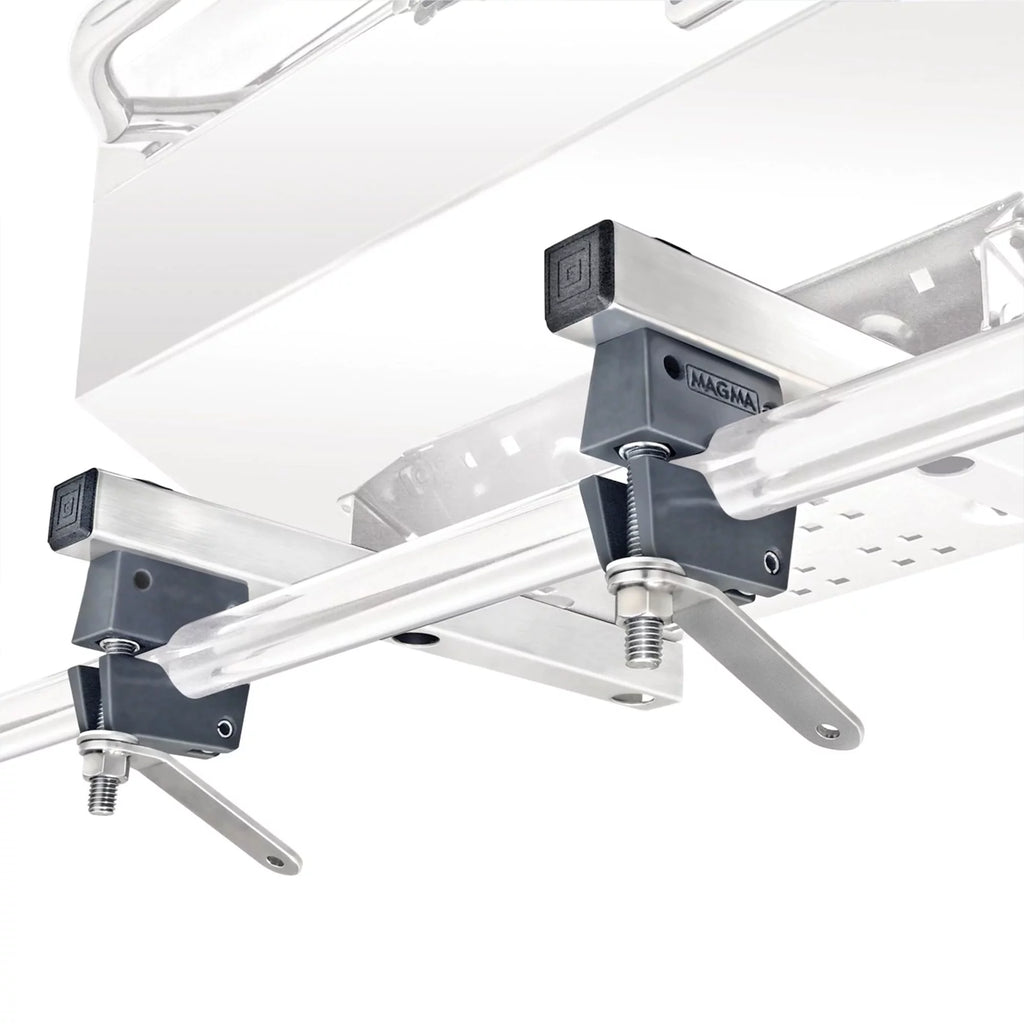 Magma Dual Extended Horizontal Round Rail Mount Rectangular Grills - T10-685