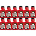 12pk 2.6oz Bottles RedMax Synthetic 2 Stroke Cycle Oil w/ Fuel Stabilizer 50:1 1gal