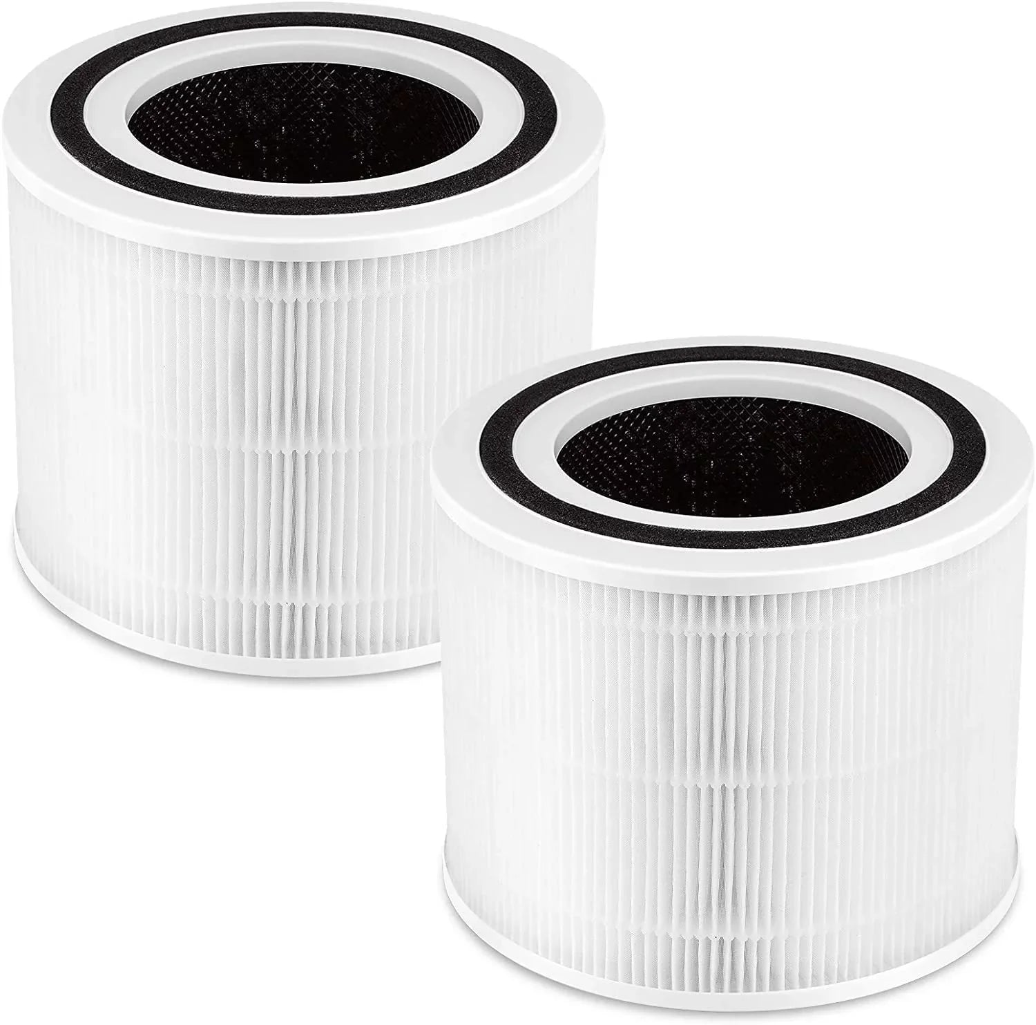 2 Pack Core 300 Replacement Filter with LEVOIT Core 300, H13 HEPA Filter, Compare to Part No. Core 300-RF, White