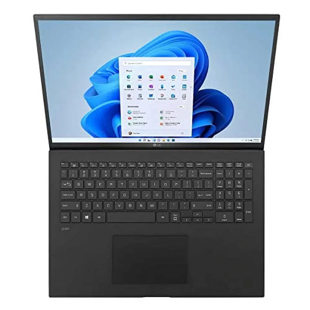 LG Gram Ultralight Laptop 2022, 80Wh Battery, 17" WQXGA IPS, Intel i7-1260P, 16GB LPDDR5, 512GB NVMe SSD, Iris Xe Graphics, Backlit KB, WiFi 6E, Thunderbolt 4, Windows 10 Pro, COU 32GB USB