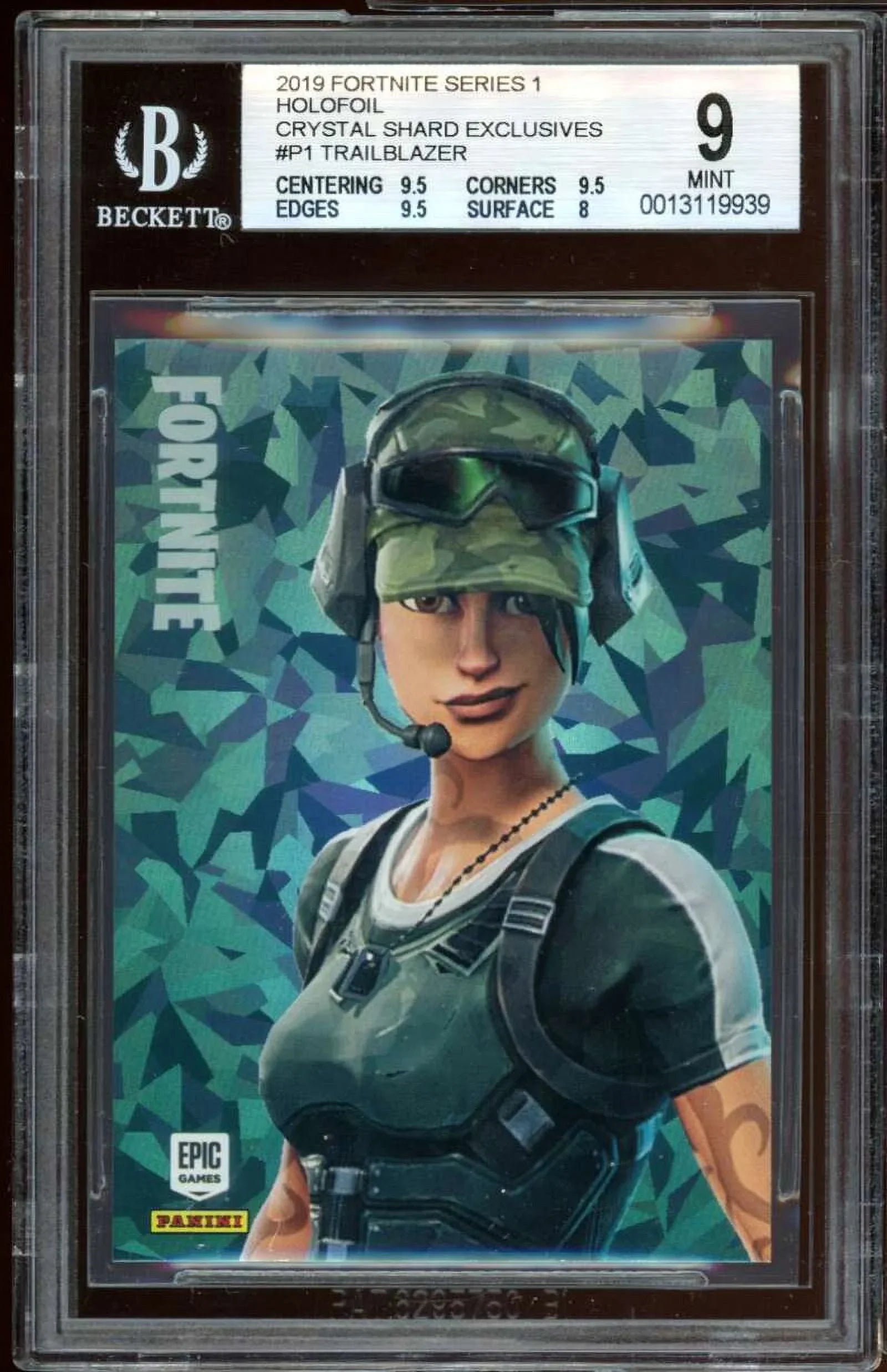Trailblazer 2019 Fortnite Crystal Shard Exclusives #p1 BGS 9 (9.5 9.5 9.5 8)