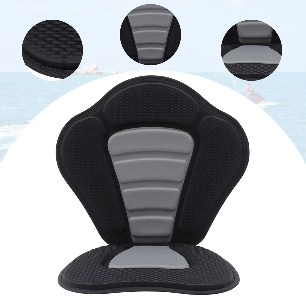 Padded Kayak Seat Cushion Seat Comtable Rest Kayak Seat w/ Storage Bag Seat
