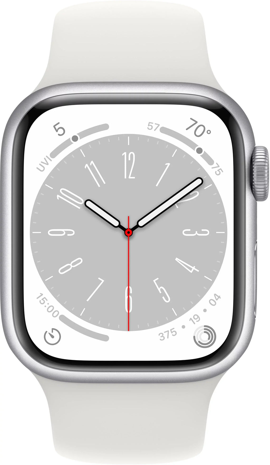 Restored Apple Watch Gen 8 Series 8 Cell 41mm White Aluminum - White Sport Band MP4E3LL/A (Refurbished)