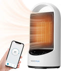 INKBIRDPLUS 1500W Portable WiFi Space Heater with 24 Hours Timer, 3 Modes, Overheating &Tip-over Protection Support Alexa, Bedroom, Office and Indoor Use