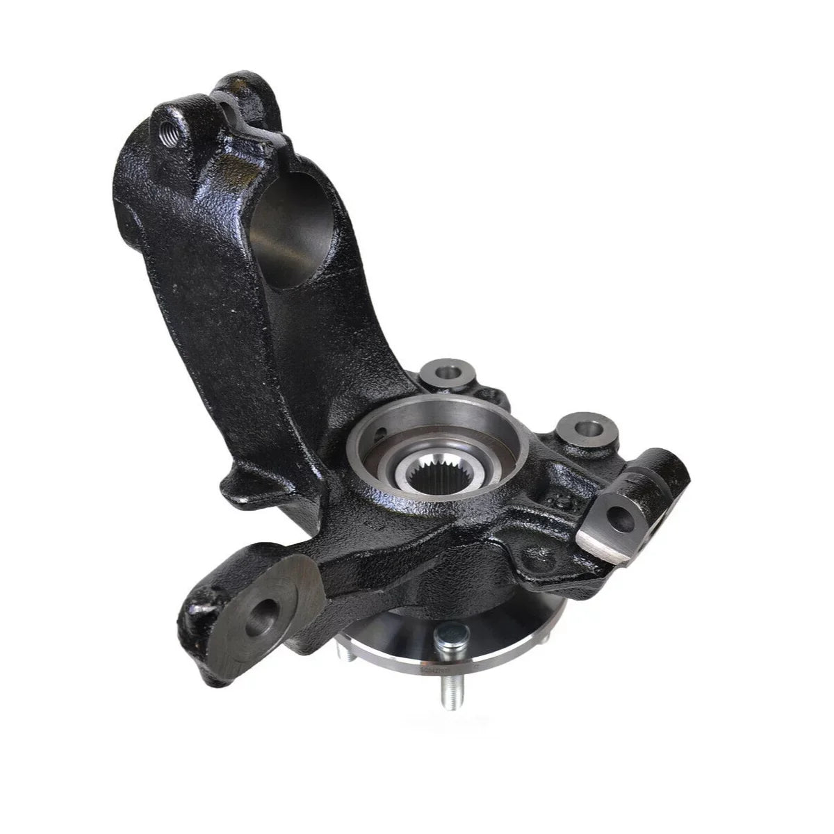 AutoShack Front Steering Knuckles and Wheel Bearing Hub Assembly 5 Lugs with ABS Set of 2 Driver and Passenger Side Replacement 2012 2013 2014 2015 2016 2017 2018 Ford Focus 2.0L FWD