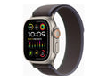Apple Watch Ultra 2 - 49 mm - titanium - smart watch with Trail Loop - nylon weave - blue/black - band size: M/L - 64 GB - Wi-Fi, LTE, UWB, Bluetooth - 4G - 2.17 oz