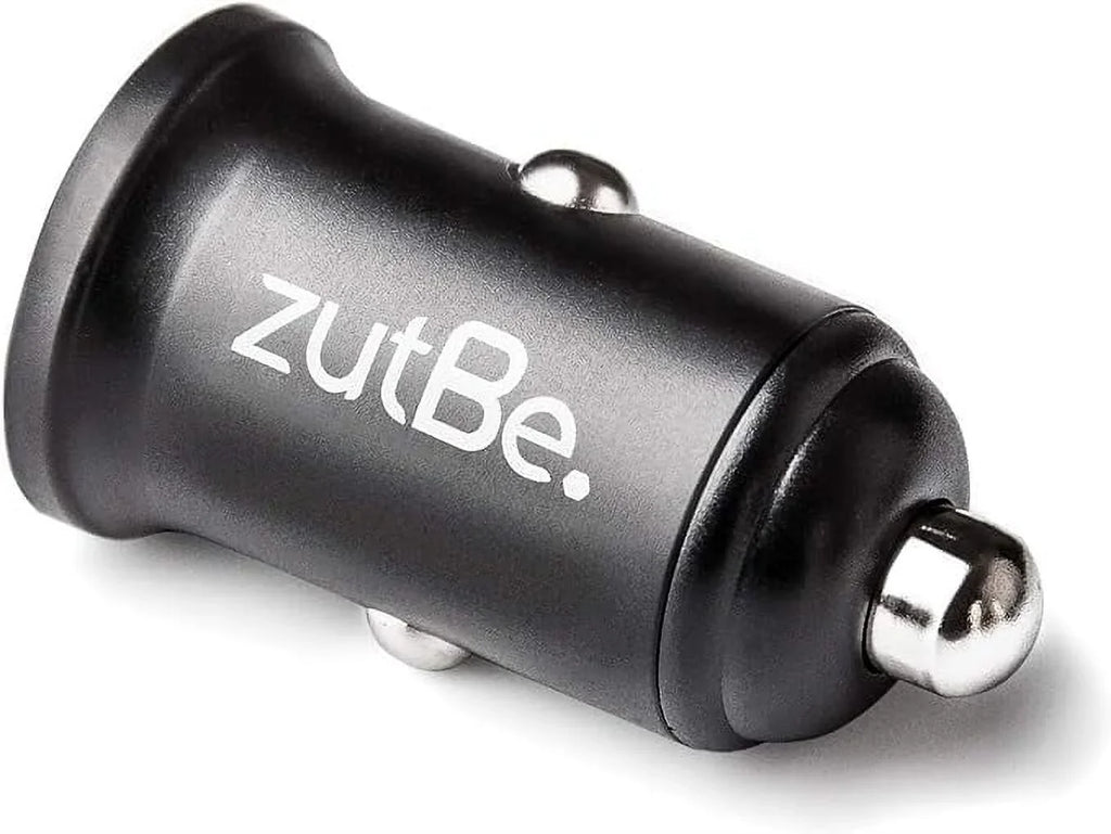 zutBe Dual USB-A 36W with one QC 3.0 Compact Metal Fast Car Charger iPhone 14 13 12 SE 11 X 8 7 & iPad; Samsung Galaxy S20 S1 Note OnePlu, Pixe, & More [Be Charitable, Long-lasting Confident]