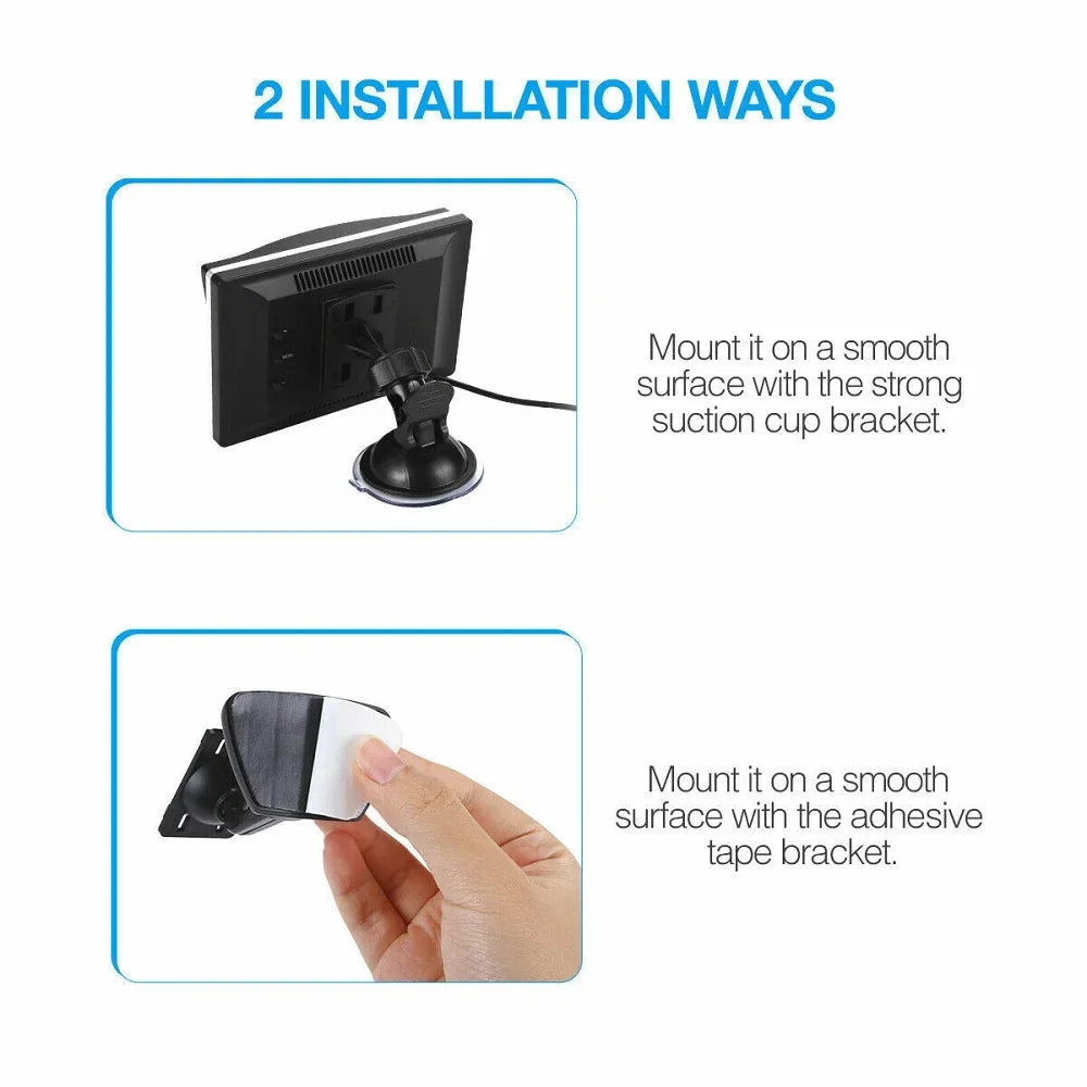 MM Electronicles Backup Camera Wireless Car Rear View HD Parking System Night Vision + 5" Monitor