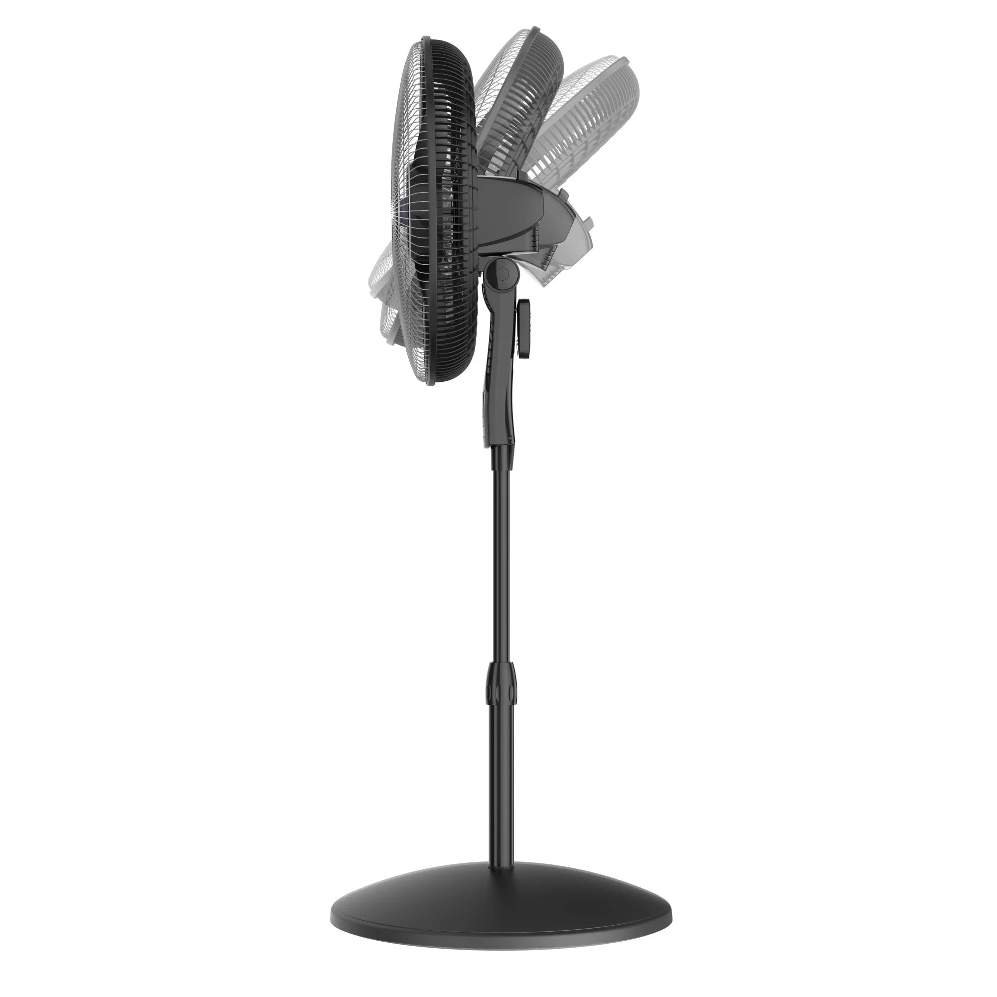 Lasko Cyclone Max 18" 4-Speed Large Room Pedestal Fan with Remote, 53" H, Black, S18605, New