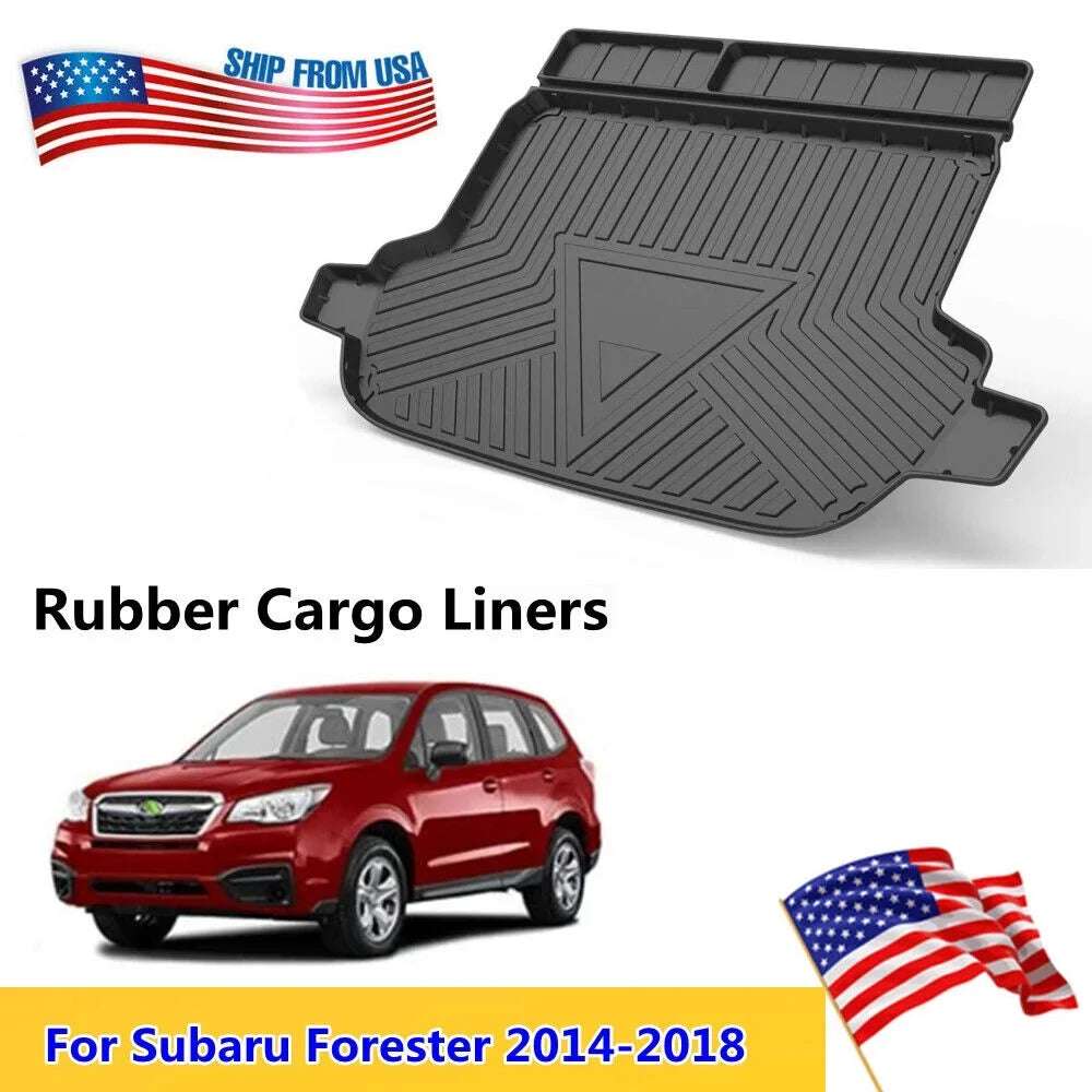 Trunk Liner TPO Cargo Mats 2014-2018 Subaru Forester Reliable Protection