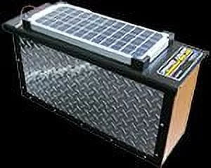 Torklift A7712RS Power Armor DH Aluminum Lockable Battery Box with Solar Panel
