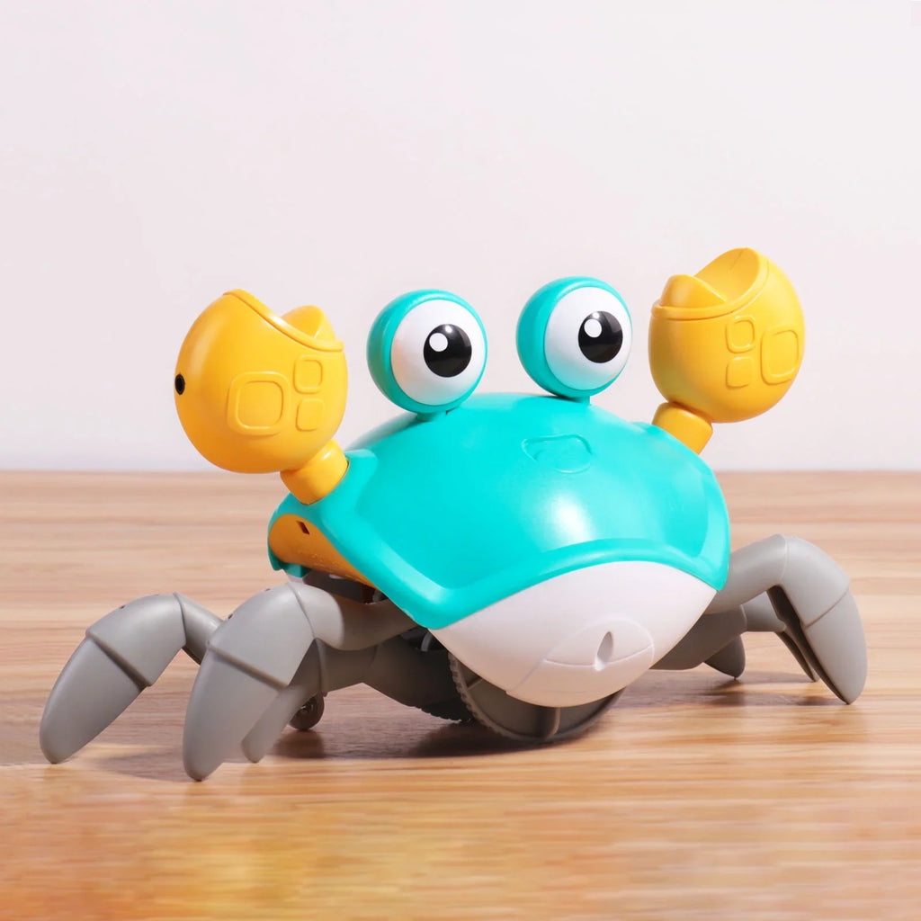 Atlas Stunning Baby Crawling Toys Crab For 3 4 5 6 7 8 9 10 11 12 Babies And 36 Months Old Toddlers Learning Crawl And Music Development Interactive Chirstmas And Birthday Gift