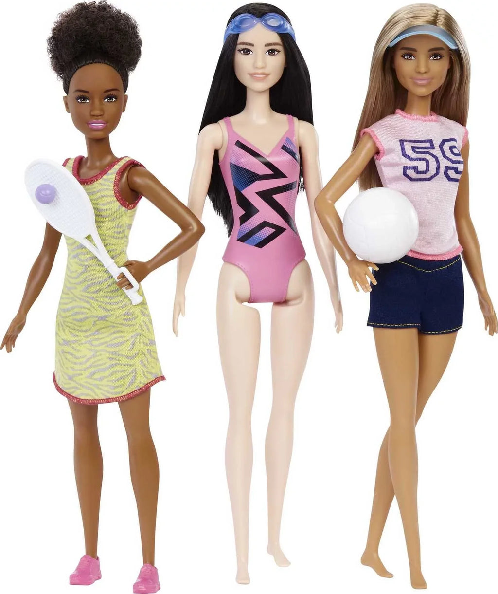 Barbie Doll Careers 6 Pack, Doll Collection Set with Related Career Outfits & Accessories
