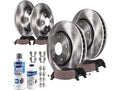 Front and Rear Brake Pad and Rotor Kit - with 2012 - 2017 Toyota Camry 2013 2014 2015 2016