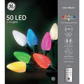 GE Color Effects 50-Count 32.67-ft Multi-Function Color Changing C9 LED Plug-in Indoor/Outdoor Christmas String Lights ENERGY STAR