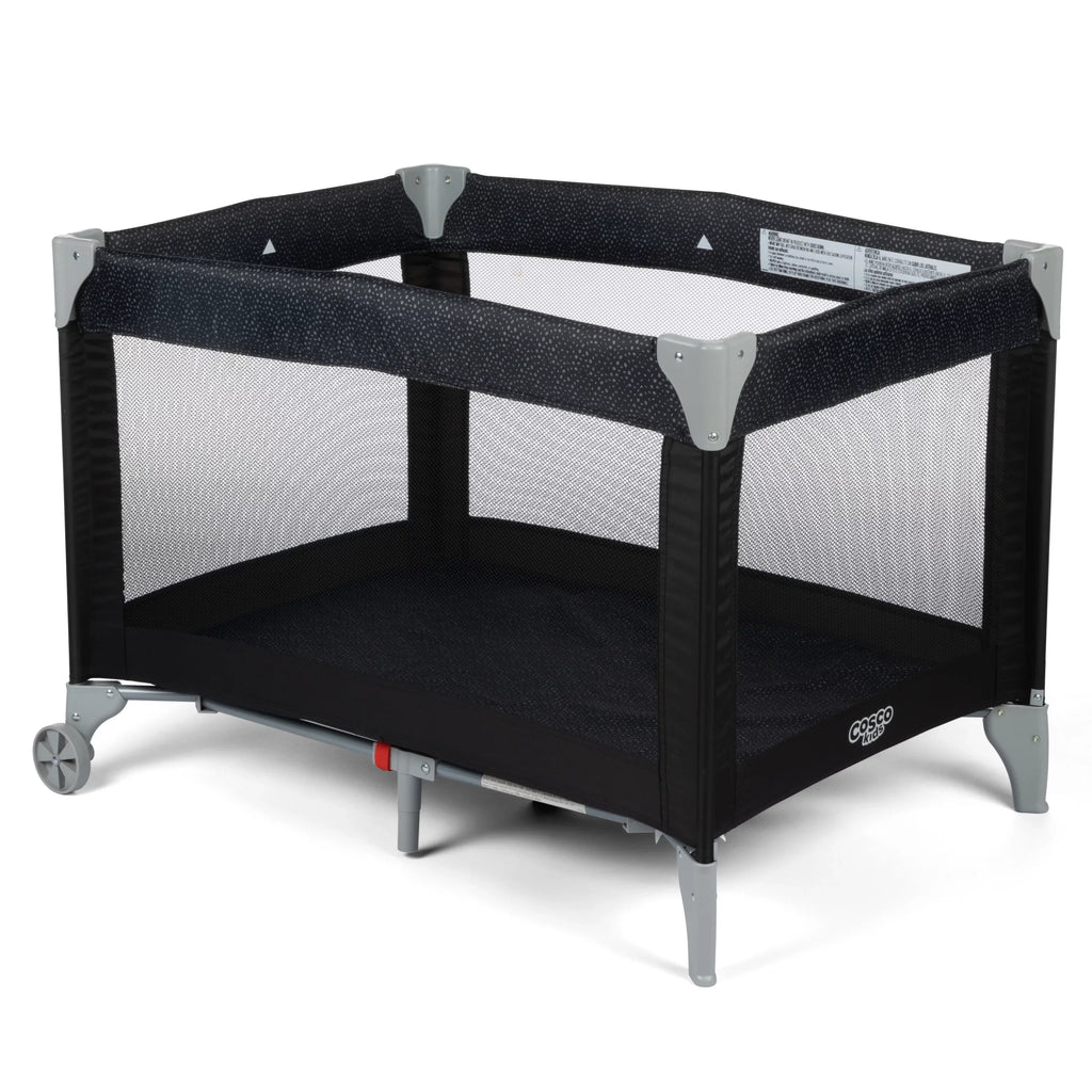 Cosco Kids Funsport Portable Compact Baby Play Yard with Carry Bag, Noir Dot