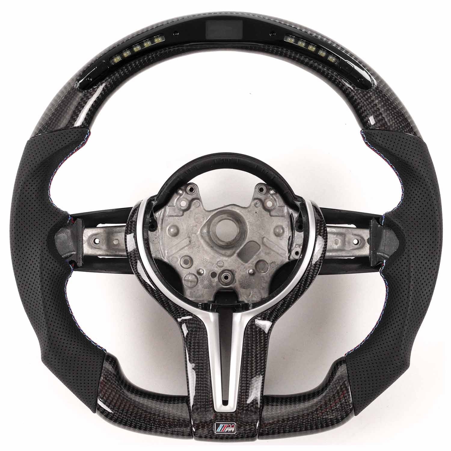 Vicrez Carbon Fiber M Permance Steering Wheel +LED vz102111-DL| BMW M2 F87 M3 F80 M4 F82 F83 M5 F10 / 2 3 4 Series/ X5 X6