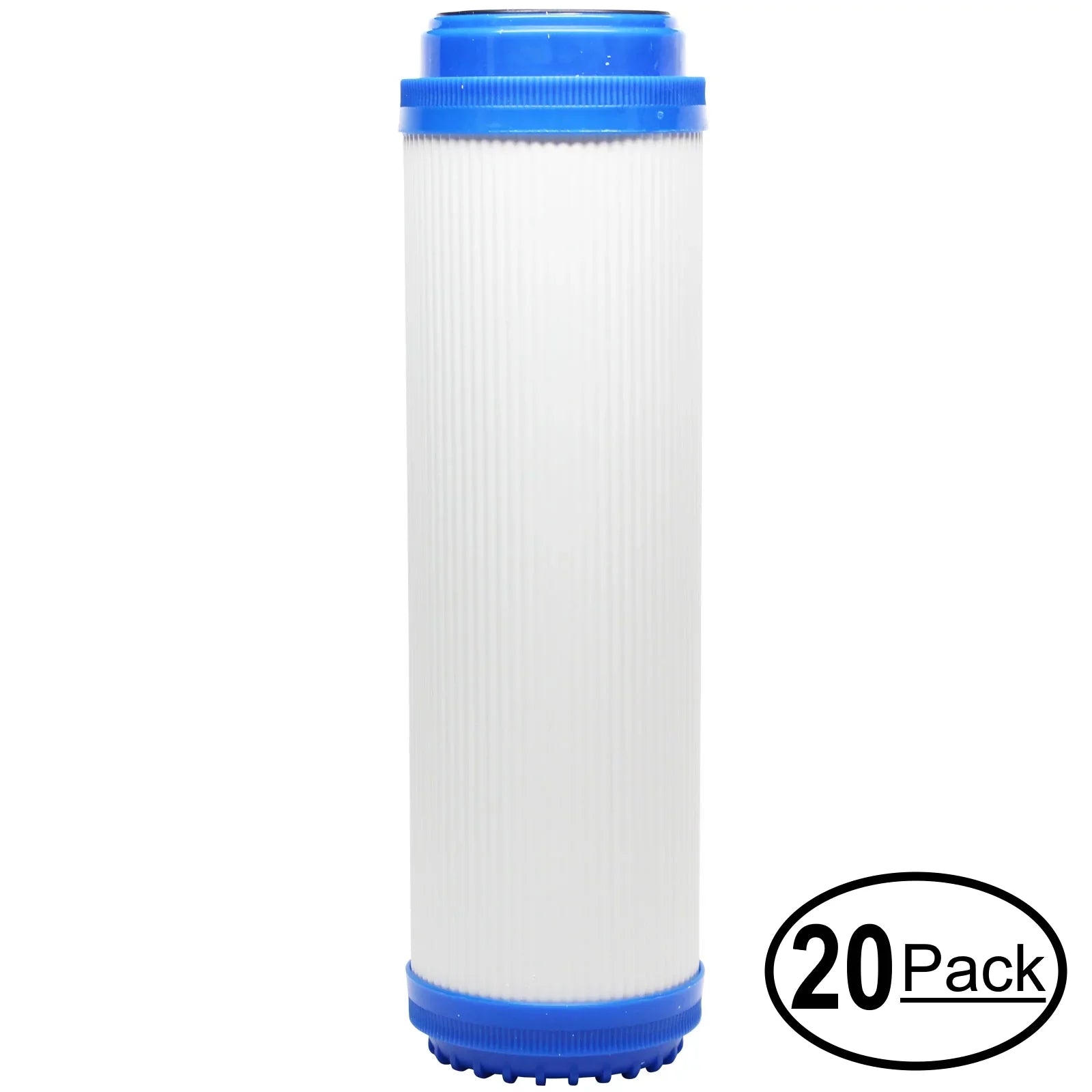 20-Pack Replacement AquaFX ADDONSED-10 Granular Activated Carbon Filter - Universal 10-inch Cartridge AquaFX Add On Sediment 10 - Denali Pure Brand