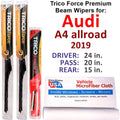 2019 Audi A4 allroad Permance Beam Wipers (Set of 3) w/Rear Wiper