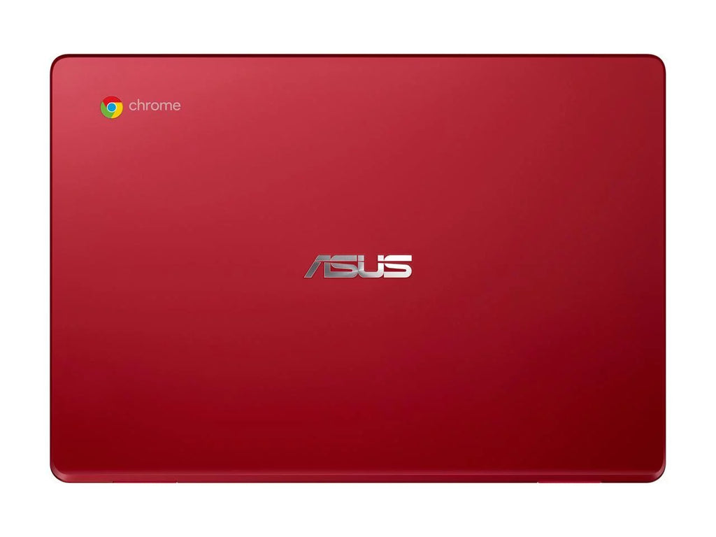 ASUS Chromebook Laptop in Red, 12, Intel Celeron, 32GB Flash Storage, 4GB RAM, C223NA-DH02-RD