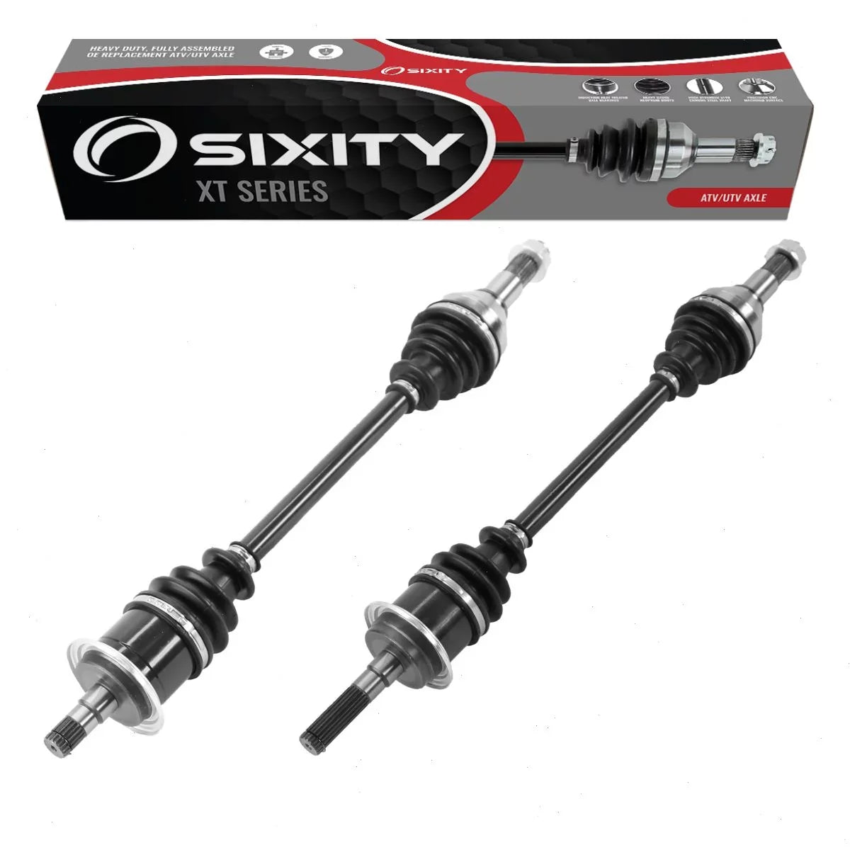 2 pc Sixity XT Front Left Right Axle Matching with Can-Am Commander 1000 2015 - MAX 1000 DPS XT 4X4