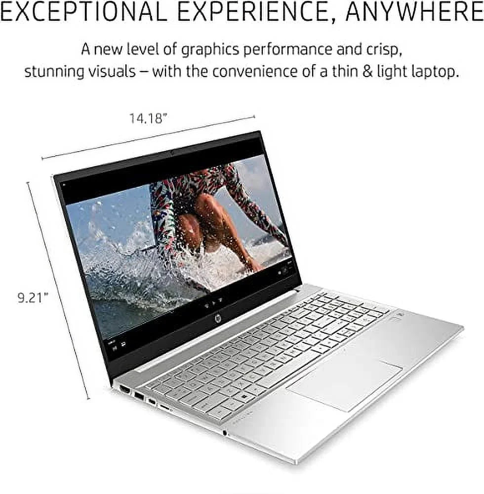 2022 HP Pavilion Laptop - 15.6" FHD (1920 x 1080) IPS - 11th Intel i7-1165G7 - Iris Xe Graphics - 32GB DDR4 - 1TB NVMe SSD - HDMI - USB-C - WiFi 6 - Bluetooth 5 - Windows 11 Pro w/ 32GB USB