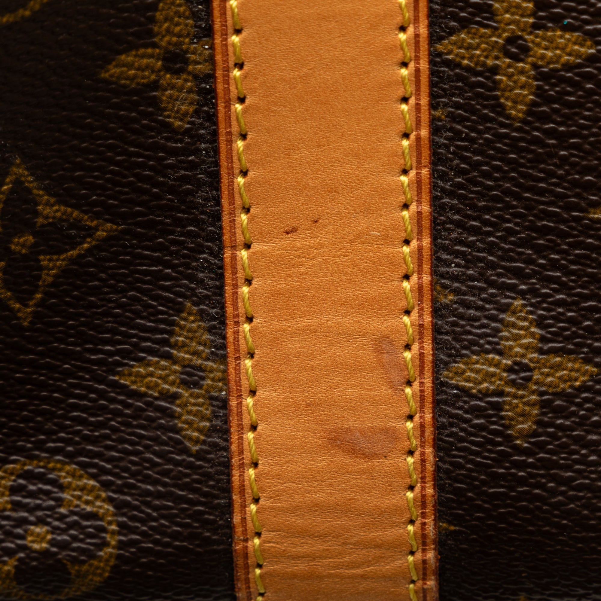 Pre-Owned Authenticated Louis Vuitton Monogram Keepall Bandouliere 60 Canvas Brown Travel Bag WeekenderBag Unisex (Good)