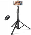 67" Extendable Tripod Stand Wireless Remote Shutter Selfie Stick K4P Samsung Galaxy J7 V (2017) Perx S6 Edge+ S7 Edge S8 active S10e S10 On5 J3 Emerge 5G Note 9 8 20 10 Plus S21 FE 5G J5