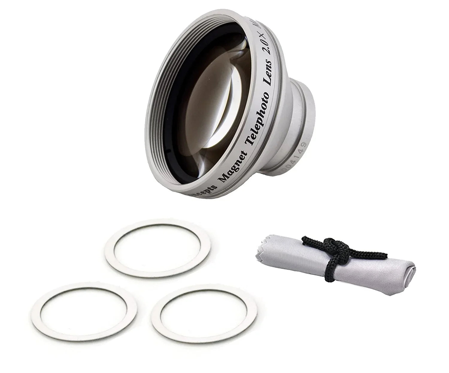 Nikon COOLPIX P330 2.0x Telephoto (Magnetic Lens) + New West Micro-Fiber Cleaning Cloth